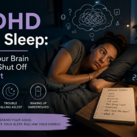 ADHD and Sleep: Why Your Brain Won’t Shut Off at Night